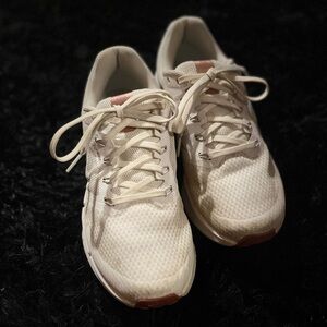 Nike Women's Cream and Rose Pink Running Shoes